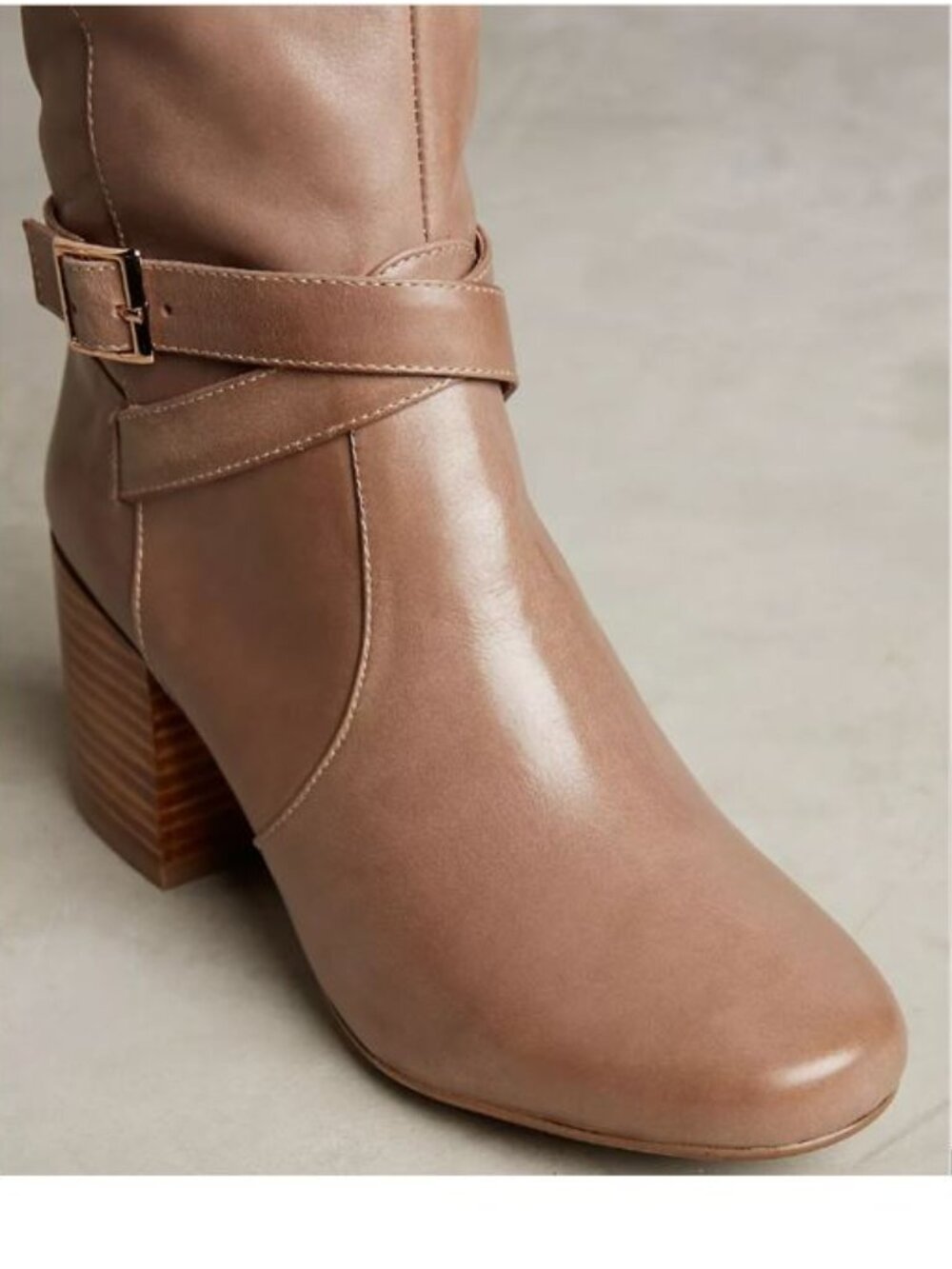 Matiko Lakota Over-The-Knee Boots in Tan Leather – Size 9 / 39 Euro - NEW - Picture 2 of 12